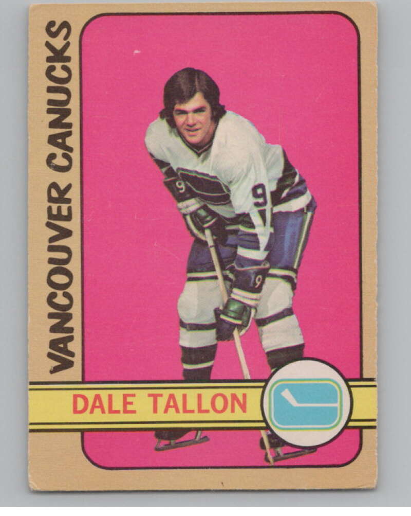 1972-73 O-Pee-Chee #121 Dale Tallon  Vancouver Canucks  V104505 Image 1
