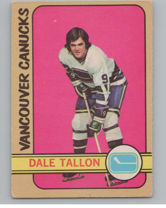 1972-73 O-Pee-Chee #121 Dale Tallon  Vancouver Canucks  V104505 Image 1