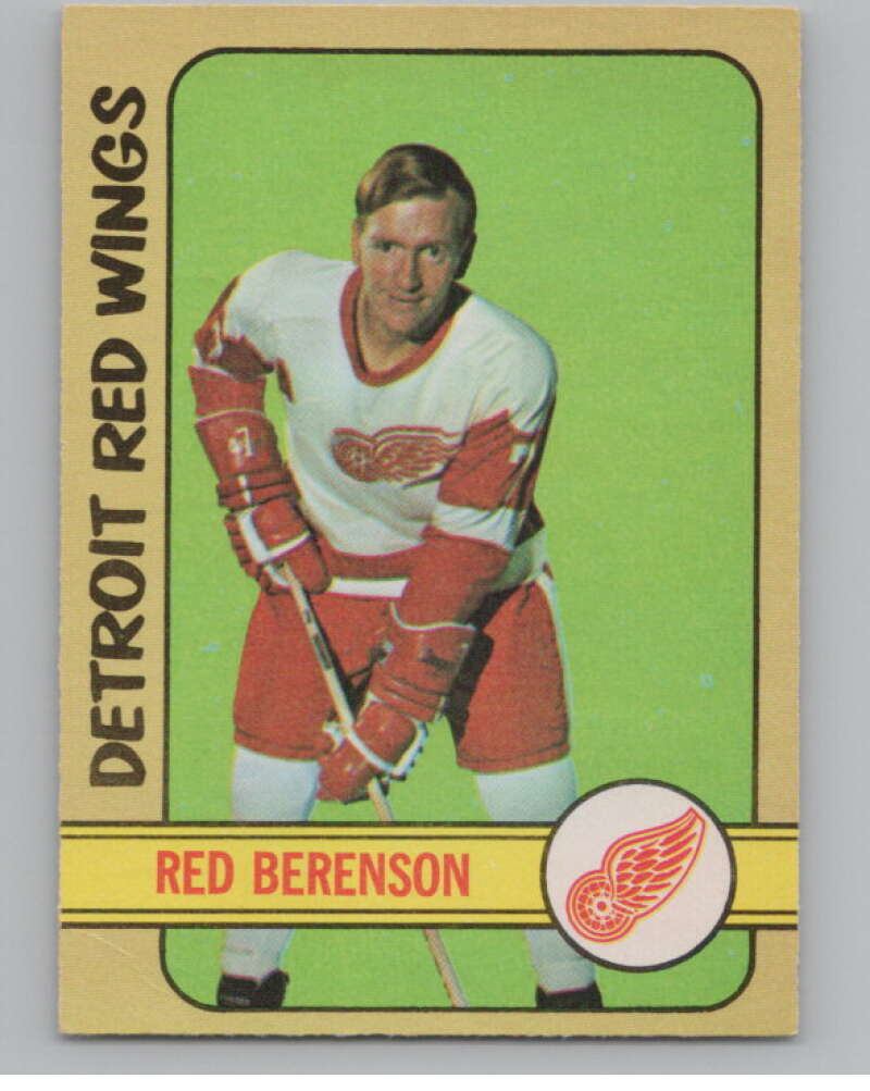 1972-73 O-Pee-Chee #123 Red Berenson  Detroit Red Wings  V104507 Image 1