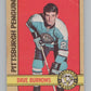1972-73 O-Pee-Chee #133 Dave Burrows RC Rookie Pittsburgh Penguins  V104513 Image 1