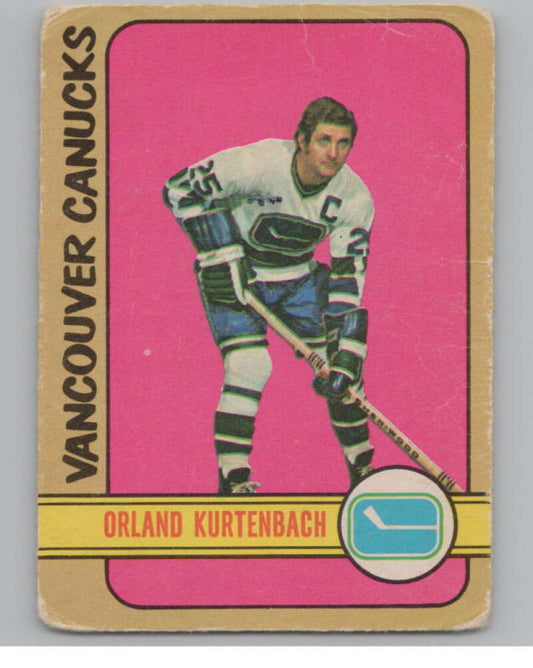1972-73 O-Pee-Chee #141 Orland Kurtenbach  Vancouver Canucks  V104519 Image 1