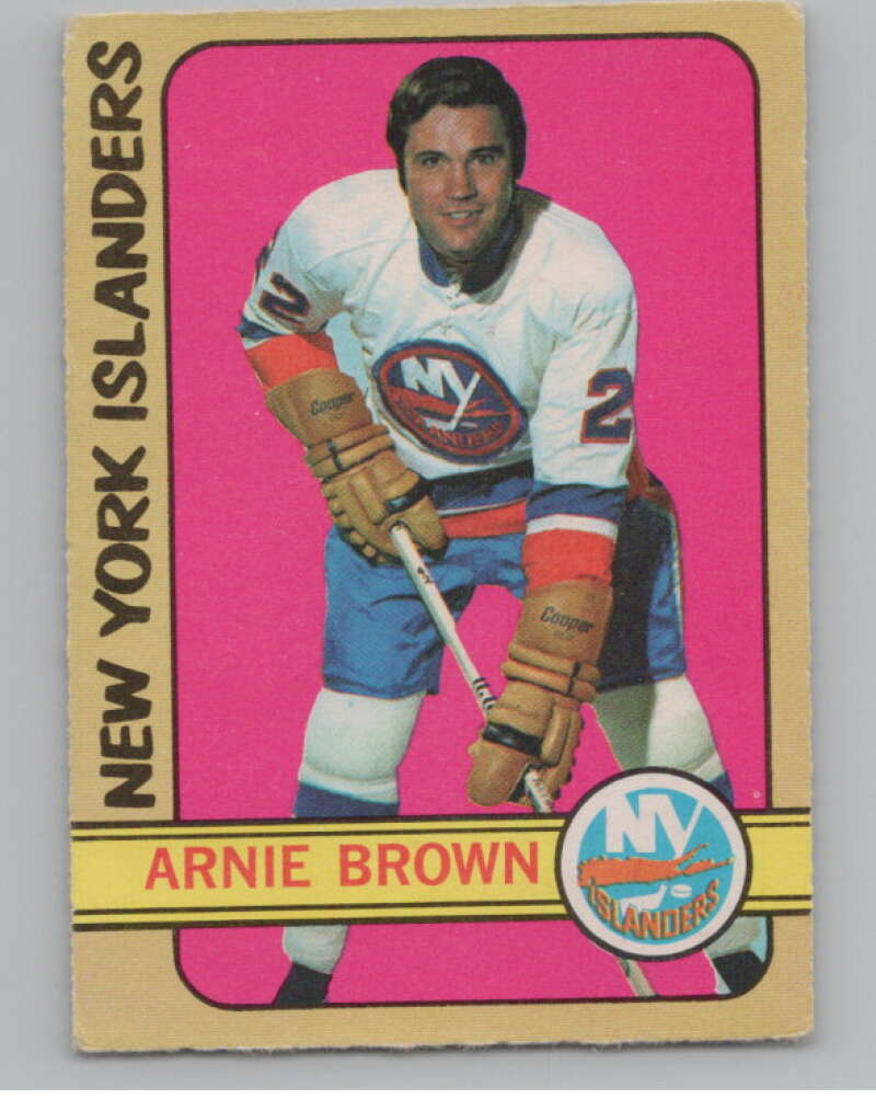 1972-73 O-Pee-Chee #144 Arnie Brown  New York Islanders  V104521 Image 1