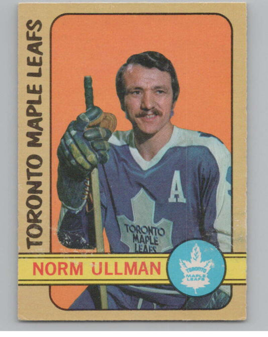 1972-73 O-Pee-Chee #147 Norm Ullman  Toronto Maple Leafs  V104522 Image 1