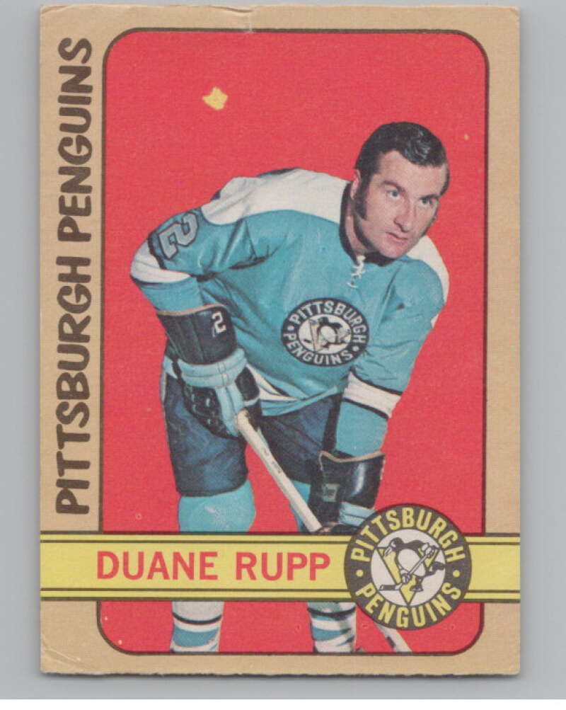 1972-73 O-Pee-Chee #154 Duane Rupp  Pittsburgh Penguins  V104526 Image 1