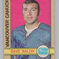 1972-73 O-Pee-Chee #162 Dave Balon UER  Vancouver Canucks  V104535 Image 1