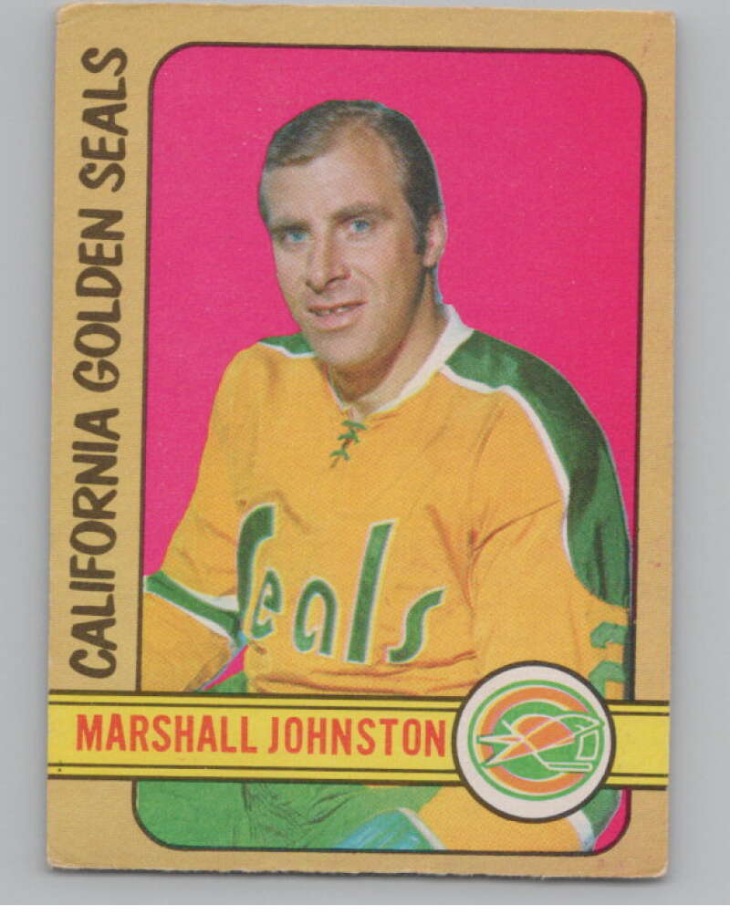 1972-73 O-Pee-Chee #171 Marshall Johnston RC Rookie Seals  V104540 Image 1