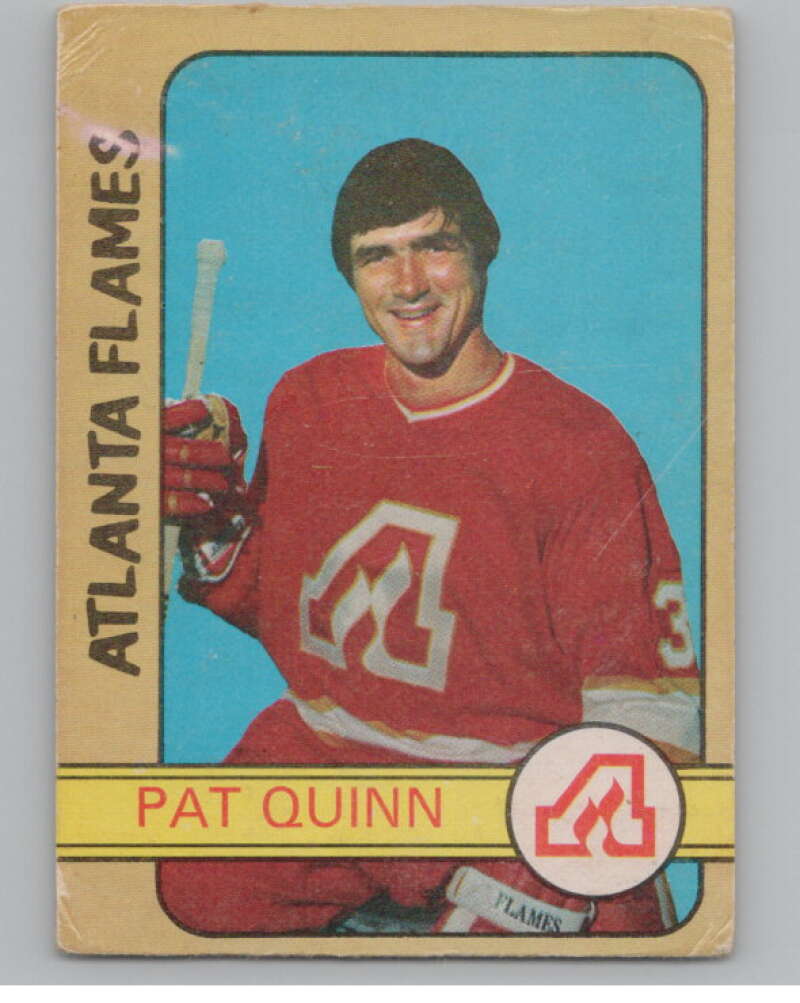 1972-73 O-Pee-Chee #183 Pat Quinn  Atlanta Flames  V104550 Image 1