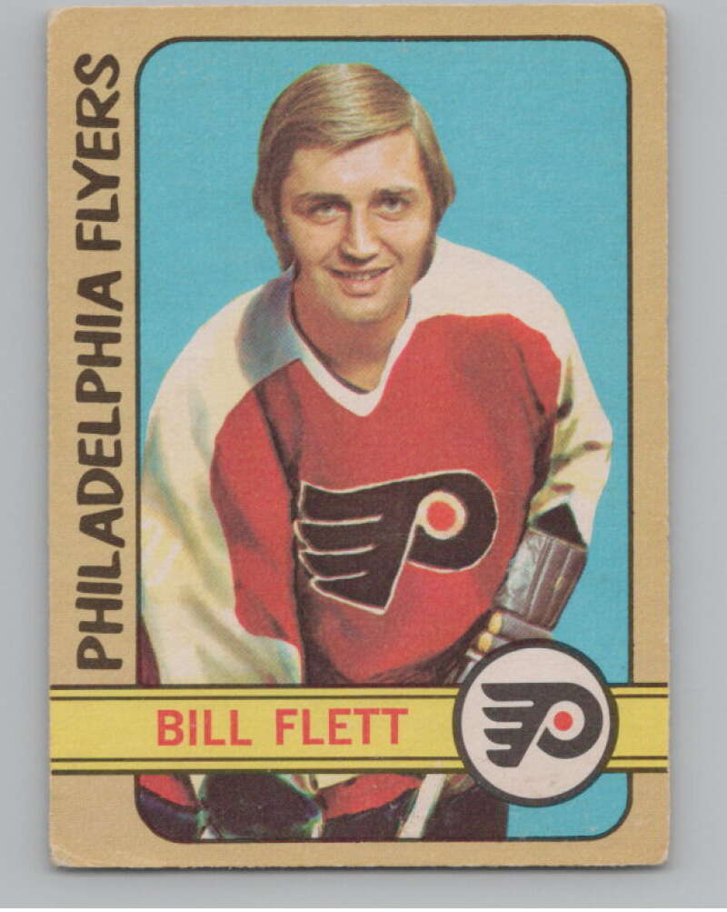 1972-73 O-Pee-Chee #187 Bill Flett  Philadelphia Flyers  V104553 Image 1