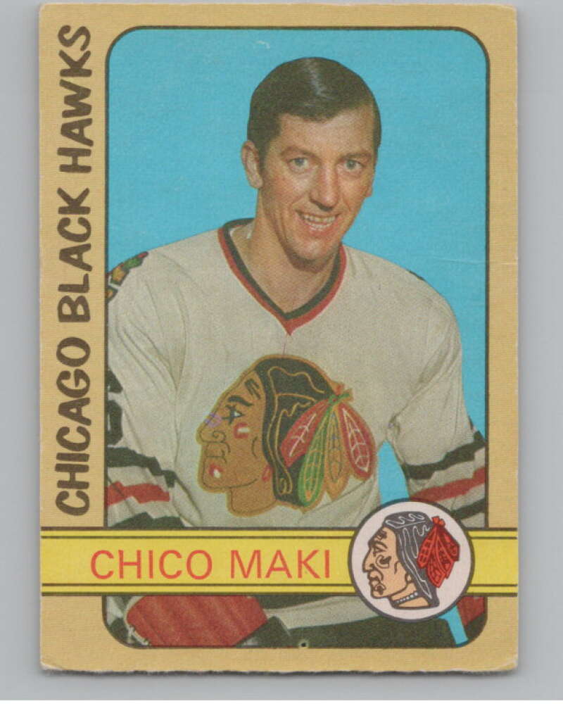 1972-73 O-Pee-Chee #198 Chico Maki  Chicago Blackhawks  V104561 Image 1