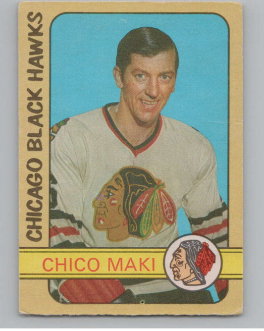 1972-73 O-Pee-Chee #198 Chico Maki  Chicago Blackhawks  V104561 Image 1