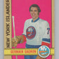 1972-73 O-Pee-Chee #200 Germain Gagnon RC Rookie New York  V104562 Image 1