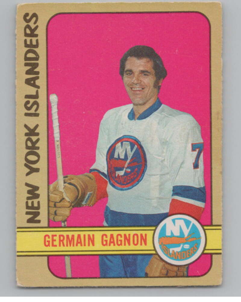 1972-73 O-Pee-Chee #200 Germain Gagnon RC Rookie New York  V104562 Image 1