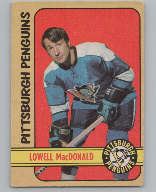 1972-73 O-Pee-Chee #214 Lowell MacDonald  Pittsburgh Penguins  V104569 Image 1