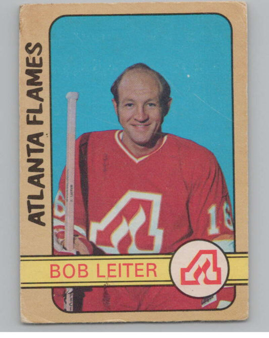 1972-73 O-Pee-Chee #218 Bob Leiter  Atlanta Flames  V104570 Image 1