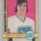 1972-73 O-Pee-Chee #278 Gerry O'Flaherty  RC Rookie Vancouver Canucks  V104578 Image 1