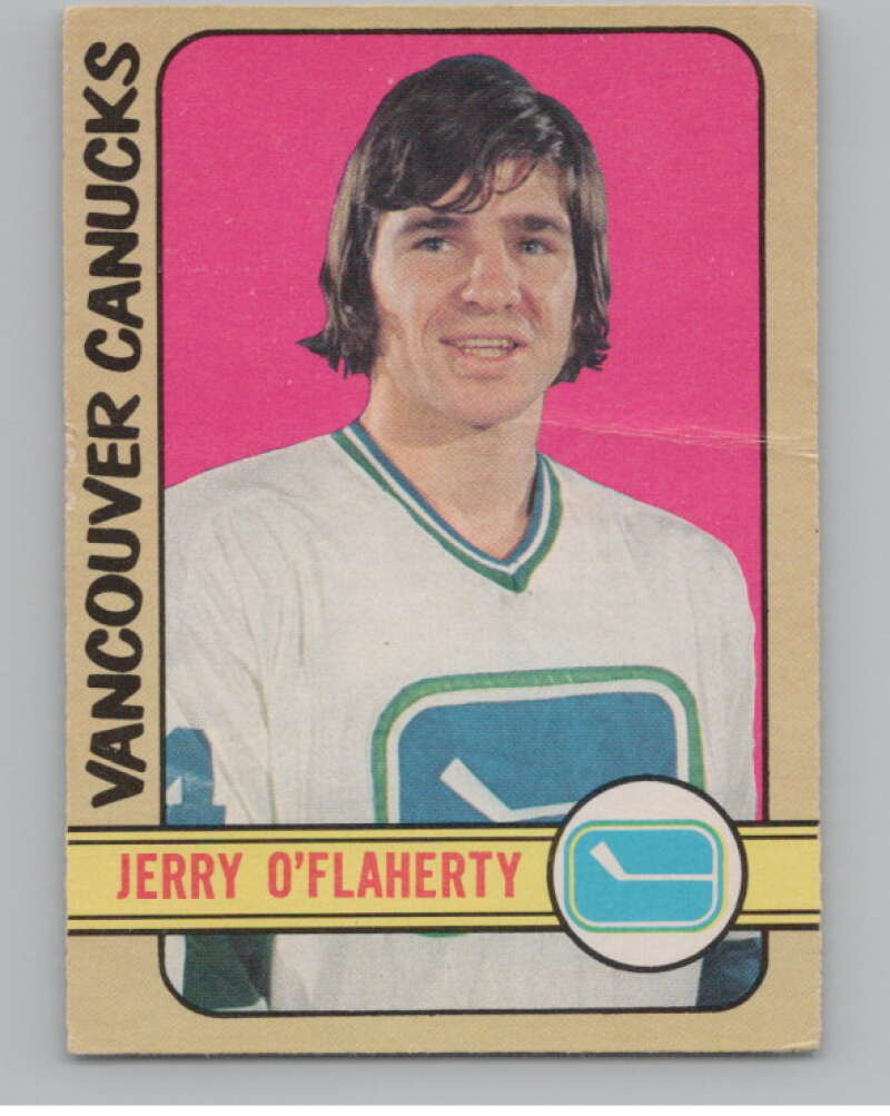 1972-73 O-Pee-Chee #278 Gerry O'Flaherty  RC Rookie Vancouver Canucks  V104578 Image 1