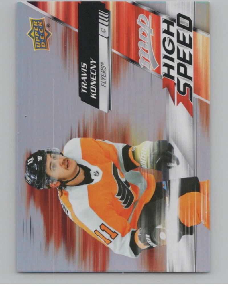 2020-21 Upper Deck MVP High Speed #HS10 Travis Konecny Hockey V104582 Image 1