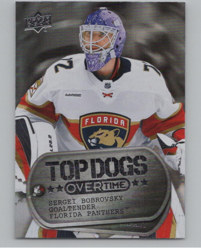 2024-25 Upper Deck Overtime Top Dogs #TD5 Sergei Bobrovsky Hockey V104587 Image 1