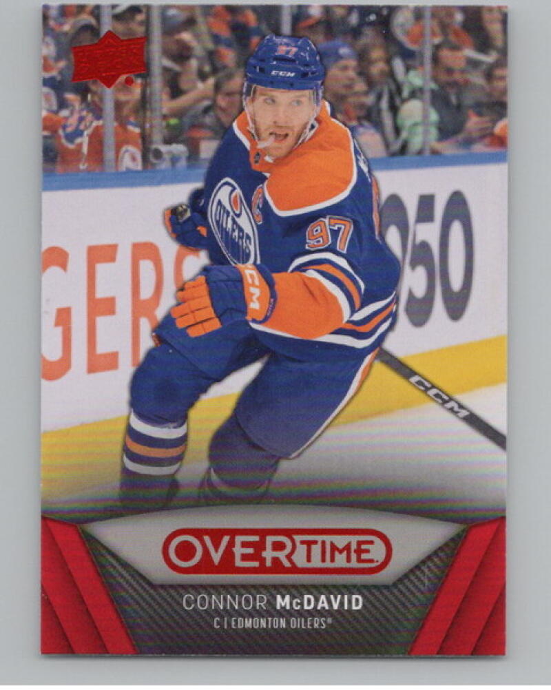 2024-25 Upper Deck Overtime Red Foil #38 Connor McDavid Hockey V104591 Image 1