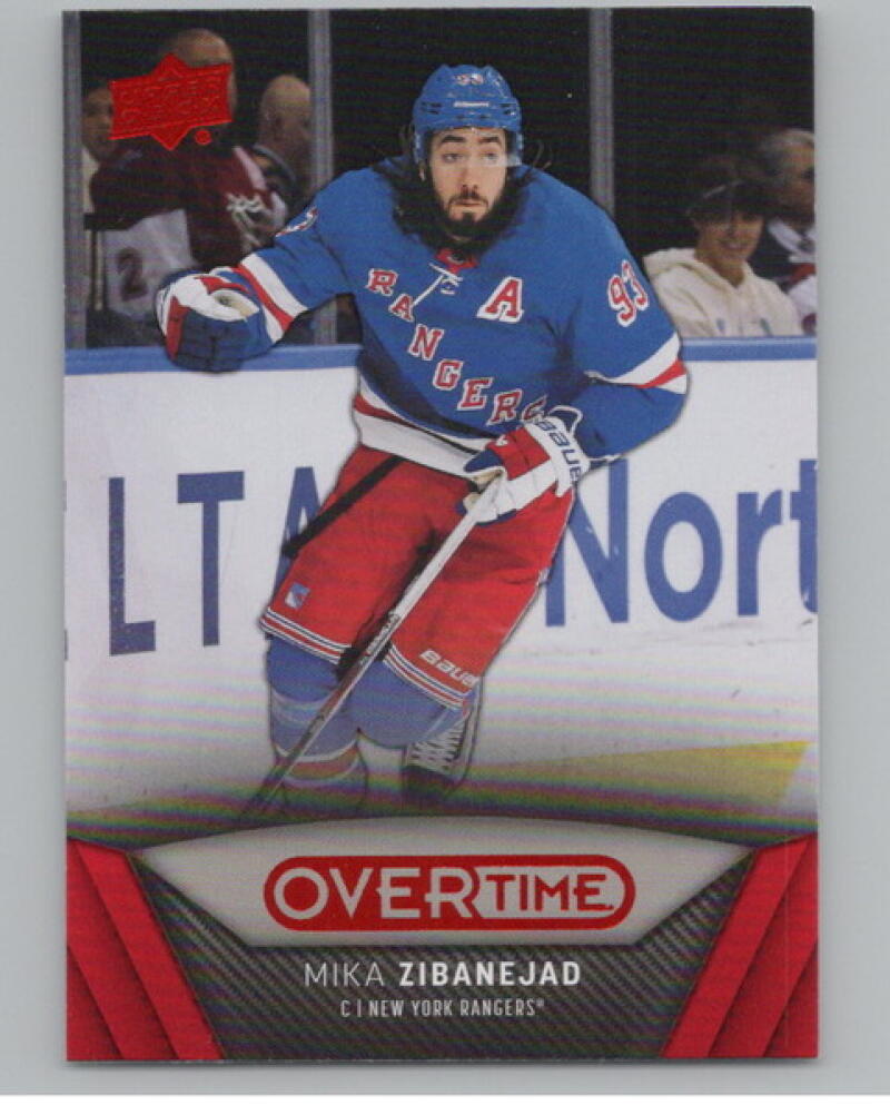 2024-25 Upper Deck Overtime Red Foil #5 Mika Zibanejab Hockey V104592 Image 1