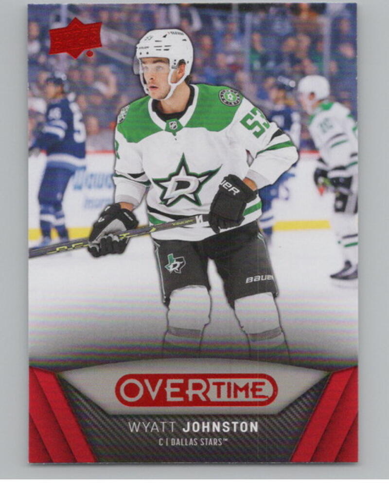 2024-25 Upper Deck Overtime Red Foil #73 Wyatt johnson Hockey V104595 Image 1
