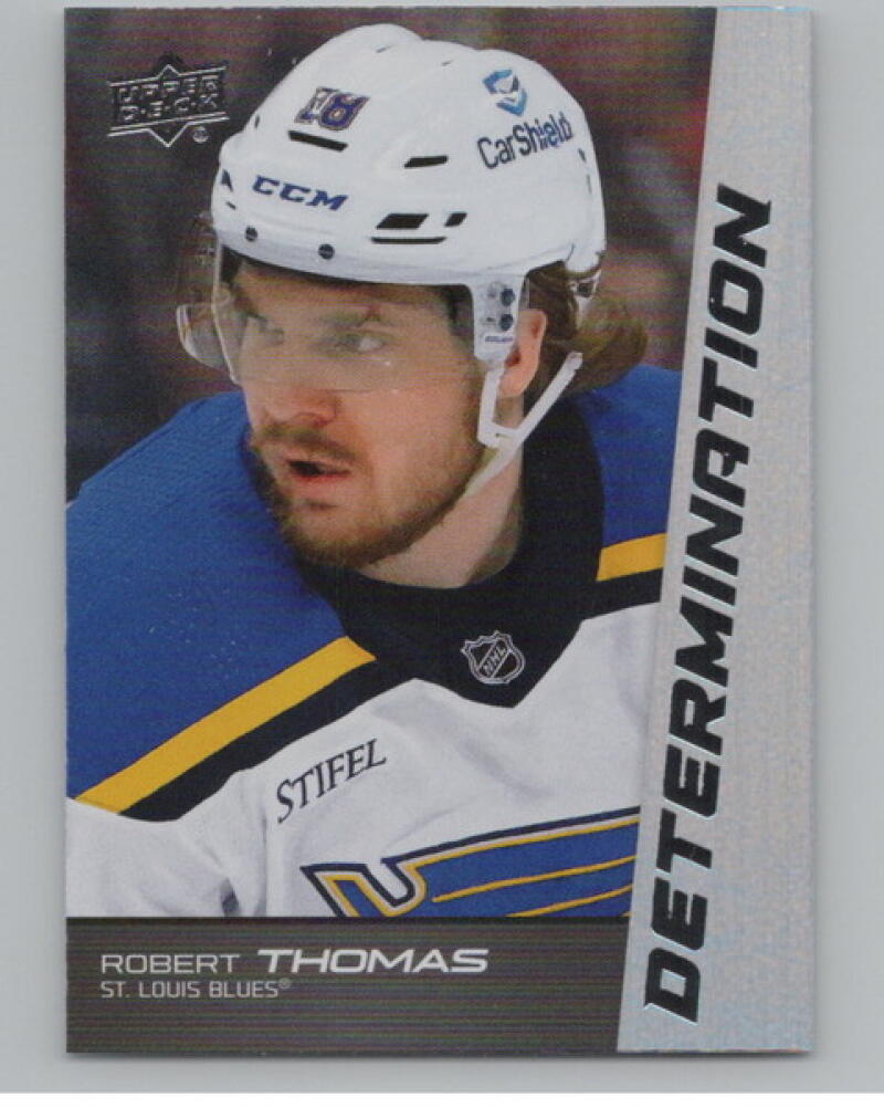2024-25 Upper Deck Overtime Determination #DT12 Robert Thomas Hockey V104598 Image 1