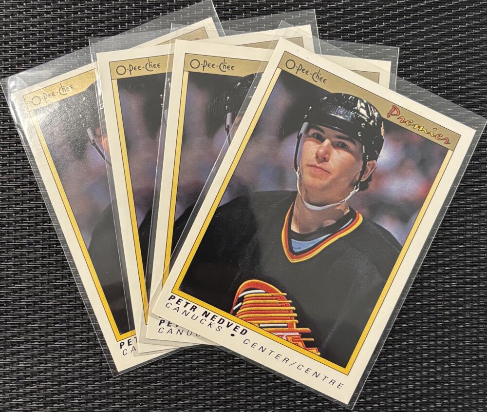 1990-91 OPC Premier #81 Petr Nedved RC Rookie *Lot of 4* Mint Hockey V104604 Image 1