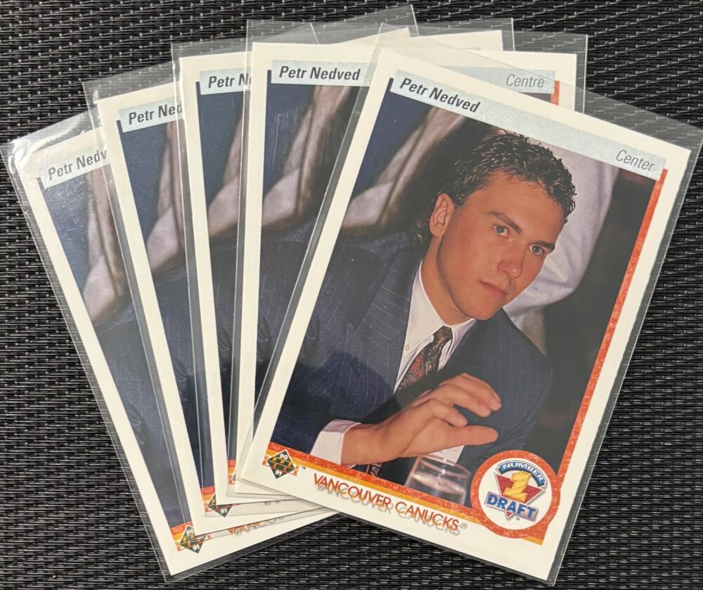 1990-91 Upper Deck #353 Petr Nedved RC Rookie *Lot of 5* Mint Hockey V104605 Image 1