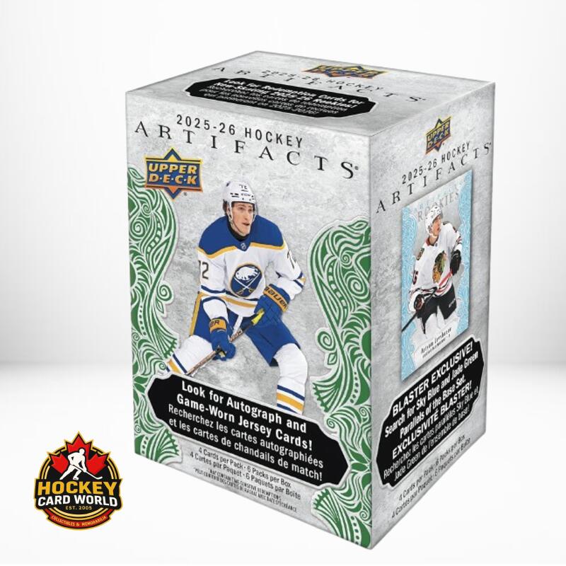 2025-26 Upper Deck Artifacts Hockey Blaster Box - 7 Packs Per Box Image 1