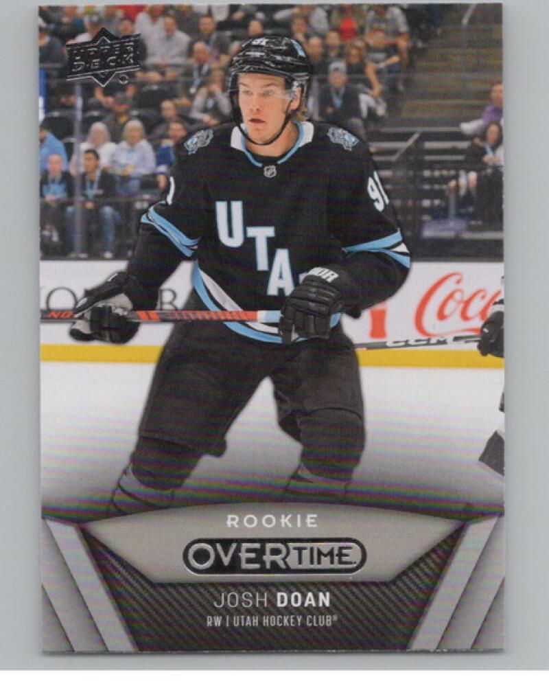 2024-25 Upper Deck Overtime #82 Josh Doan RC Rookie V104621 Image 1