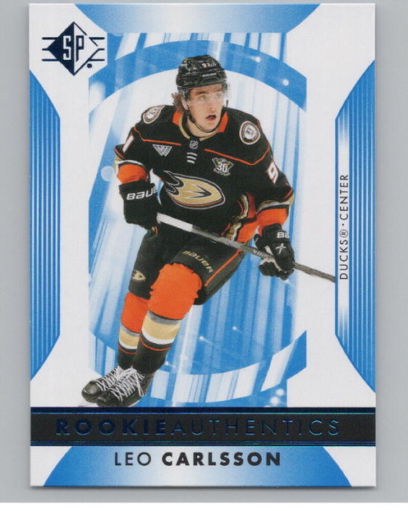 2023-24 SP Blue #115 Leo Carlsson RC Rookie V104637 Image 1