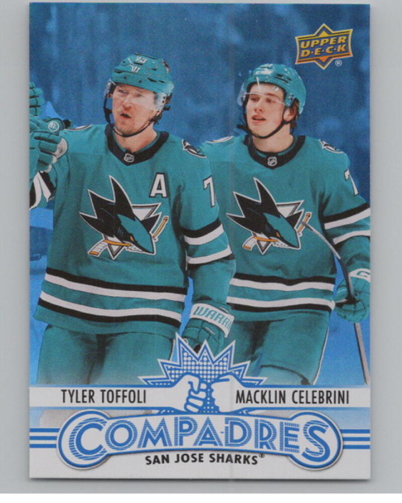2025-26 Upper Deck Compadres #CM11 Macklin Celebrini/Tyler Toffoli V104704 Image 1