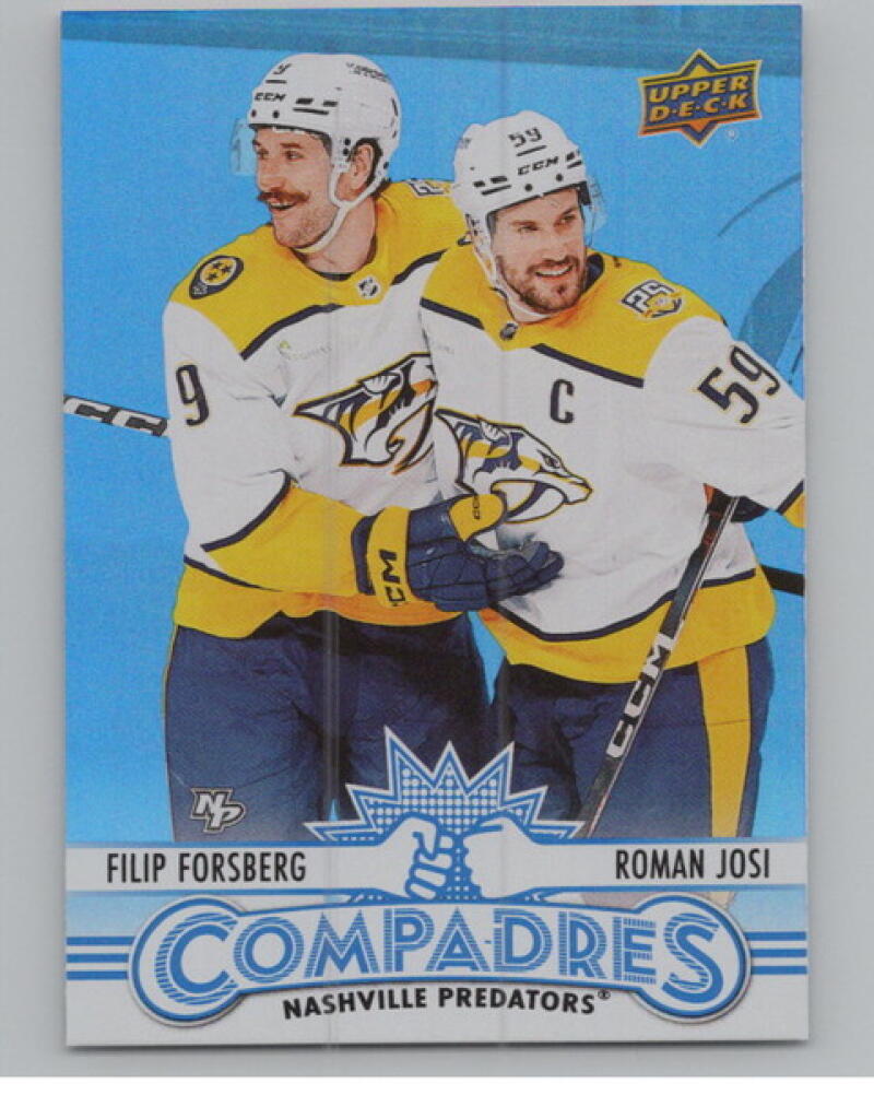 2025-26 Upper Deck Compadres #CM4 Filip Forsberg/Roman Josi V104705 Image 1