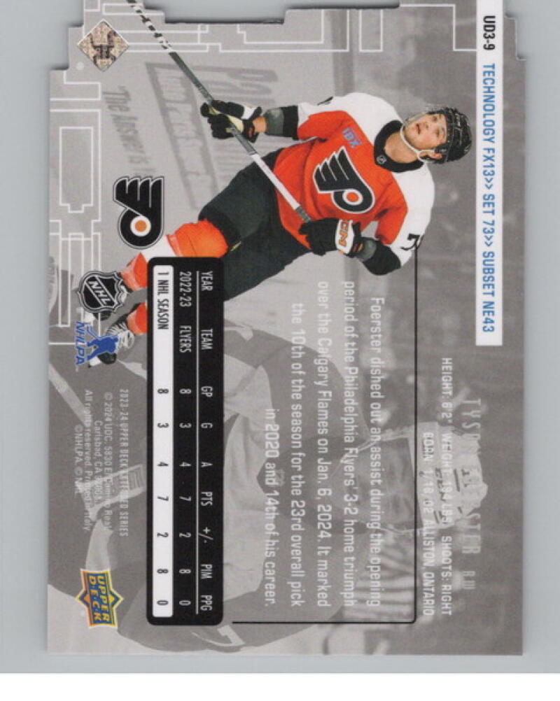 2023-24 Upper Deck '98-99 UD3 #UD39 Tyson Foerster V104713 Image 2