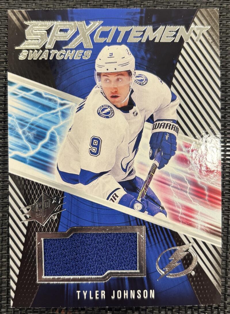 2018-19 SPx SPxcitement Swatches #XSTJ Tyler Johnson B V104639 Image 1