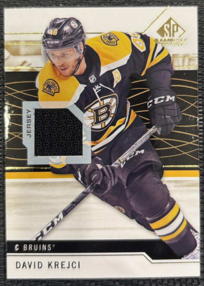 2018-19 SP Game Used Gold #76 David Krejci JSY E V104649 Image 1