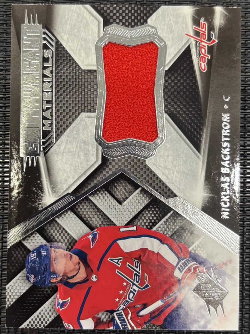 2018-19 SPx Extravagant Materials #EXNB Nicklas Backstrom C V104651 Image 1
