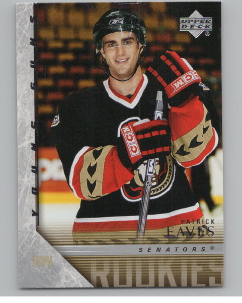 2005-06 Upper Deck #458 Patrick Eaves  Young Guns RC Rookie V104660 Image 1