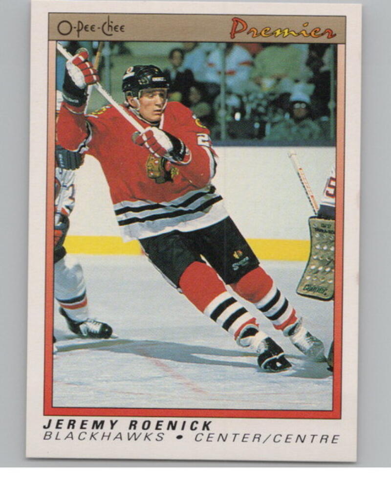 1990-91 OPC Premier #100 Jeremy Roenick RC Rookie V104662 Image 1