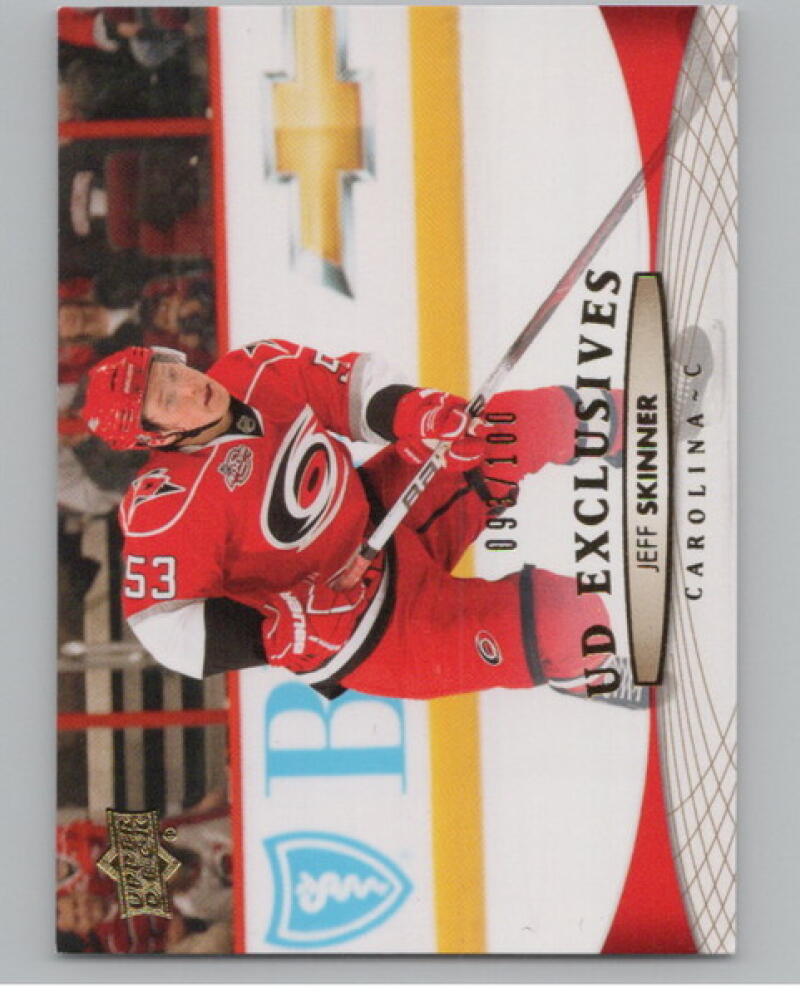2011-12 Upper Deck Exclusives #167 Jeff Skinner 93/100 UD  V104664 Image 1