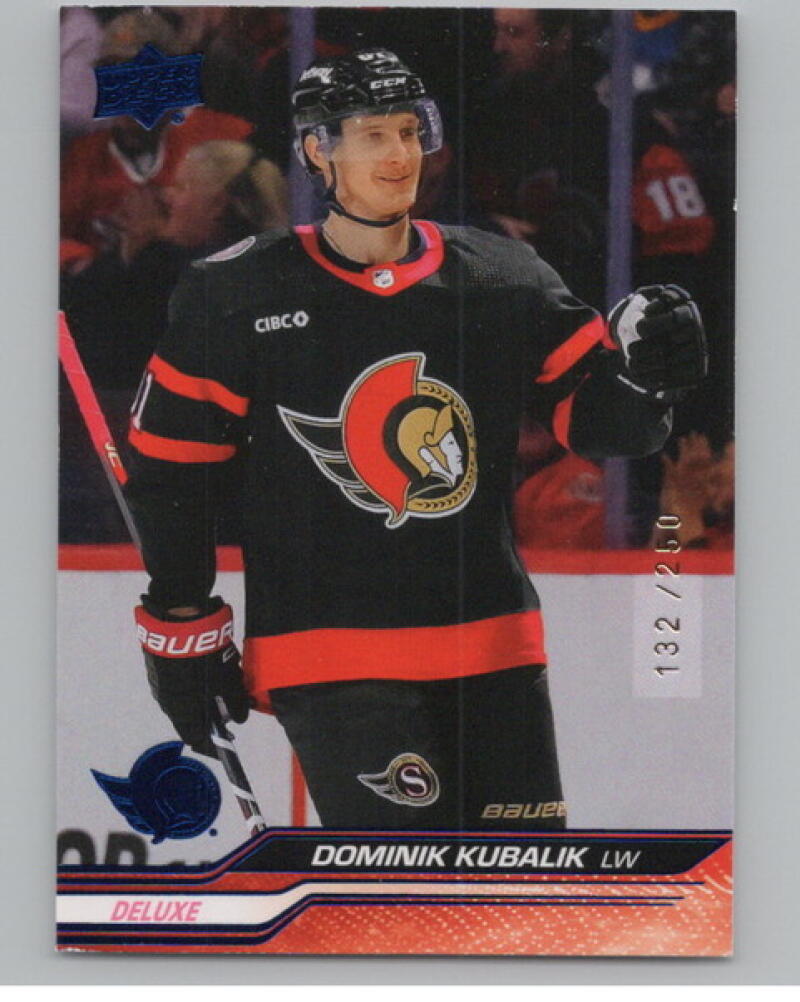 2023-24 Upper Deck Deluxe #596 Dominik Kubalik 132/250 UD V104666 Image 1