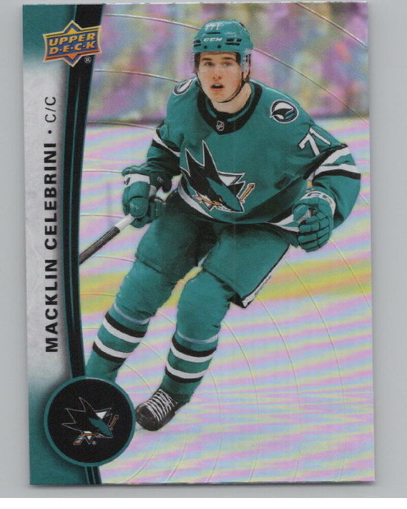 2025-26 Upper Deck Tim Hortons #104 Macklin Celebrini Sharks V104668 Image 1