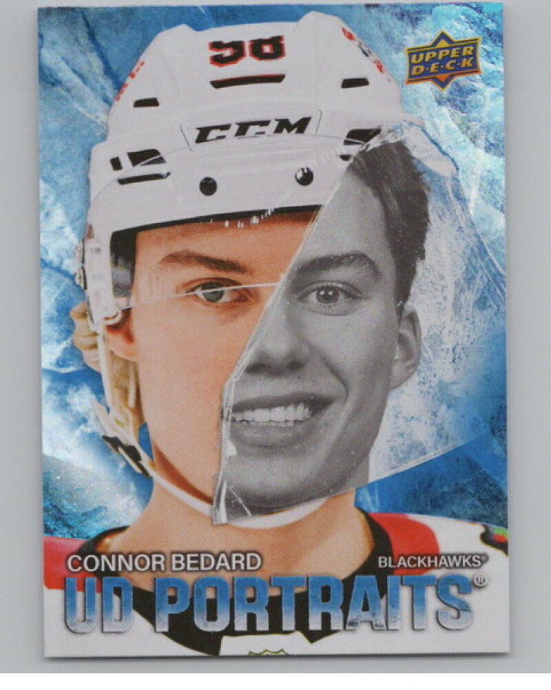 2025-26 Upper Deck UD Portraits #P1 Connor Bedard V104677 Image 1