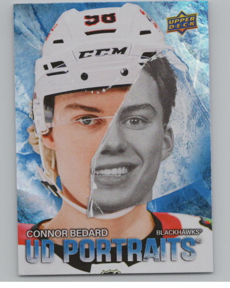 2025-26 Upper Deck UD Portraits #P1 Connor Bedard V104678 Image 1