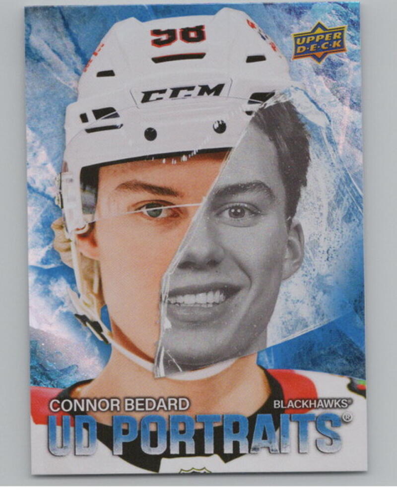 2025-26 Upper Deck UD Portraits #P1 Connor Bedard V104679 Image 1