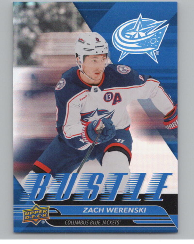 2025-26 Upper Deck Bustle #B13 Zach Werenski V104685 Image 1