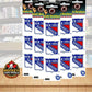 New York Rangers 1.75" Logo Stickers (Pack of 2 Sheets) x 5 = 30 Total Image 1