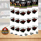 Minnesota Wild 1.75" Logo Stickers (Pack of 2 Sheets) x 5 = 30 Total Image 1