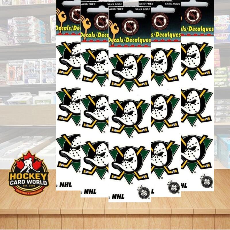 Anaheim Ducks 1.75" Logo Stickers (Pack of 2 Sheets) x 5 = 30 Total Image 1