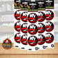 New York Islanders 1.75" Logo Stickers (Pack of 2 Sheets) x 5 = 30 Total Image 1
